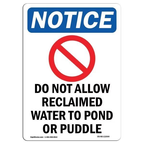 Safety Sign, OSHA Notice, 18